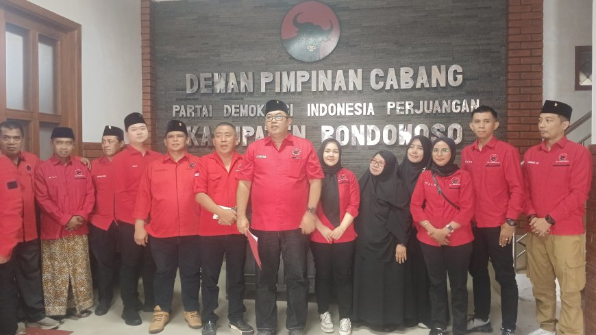 DPC PDI Perjuangan Bondowoso Tegaskan Tegak Lurus Hasil Kongres VI, Fokus 5 Mantap Partai