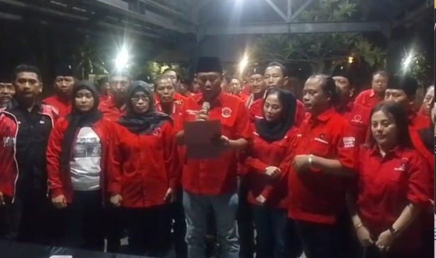 Lupakan Dinamika Internal, PAC PDI Perjuangan se Banyuwangi Kembali Bersatu Dukung Rekomendasi Partai