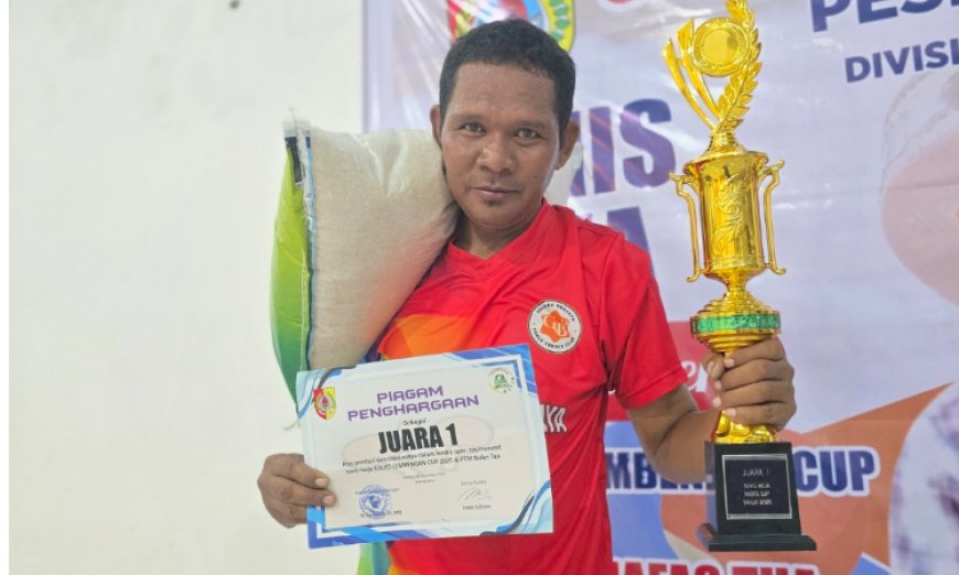 Ghobel Irkham, Sabet Juara 1 Tournament Tenis Meja Kades Lembengan Cup 2025