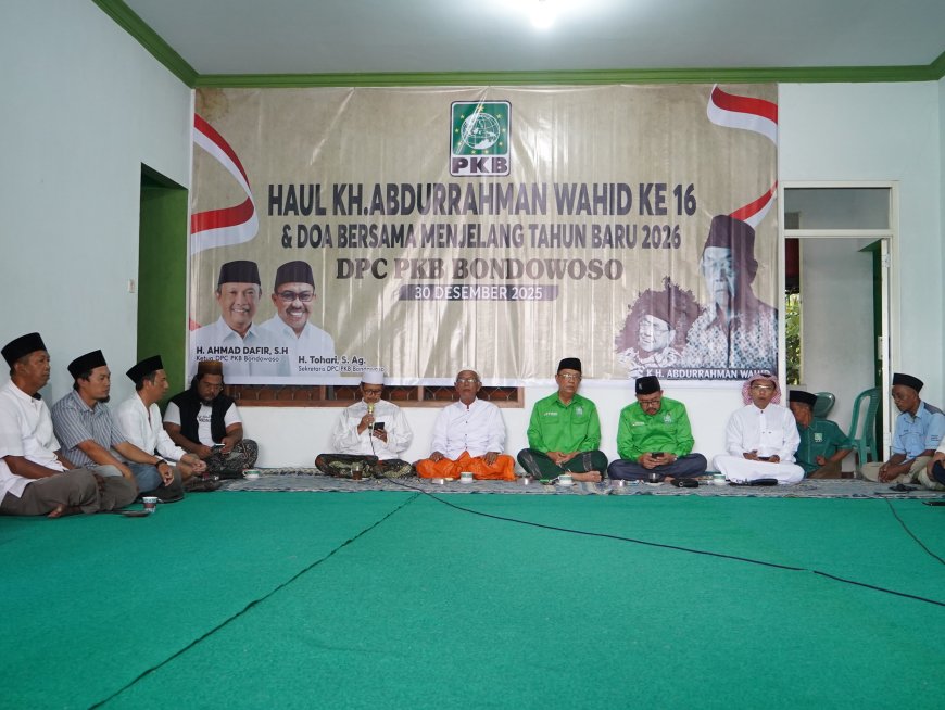 PKB Bondowoso Teladani Perjuangan Gus Dur Lewat Haul dan Penguatan Ideologi Kader