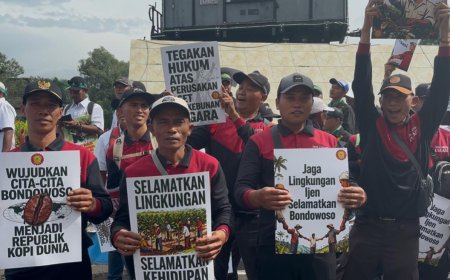 Aksi Solidaritas SPBUN PTPN XII Suarakan Nasib Ribuan Pekerja Perkebunan Ijen