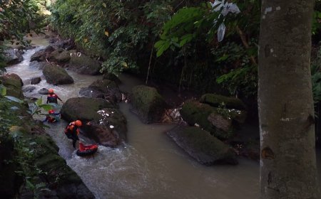 Buruh Tani Dilaporkan Hilang, Diduga Hanyut di Sungai Kemapag Desa Gumirih Kecamatan Singojuruh Banyuwangi