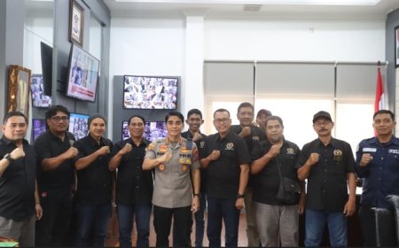 PWI Banyuwangi Jalin Sinergi dengan Kapolresta, Dorong Informasi Sehat dan Kondusif