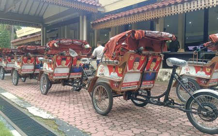 200 Becak Listrik Gratis Disalurkan di Bondowoso, Prioritaskan Pebecak Lansia