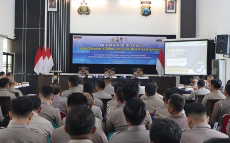 Polresta Banyuwangi Gelar Latpraops Keselamatan Semeru 2026, Kedepankan Pendekatan Humanis dan Profesional