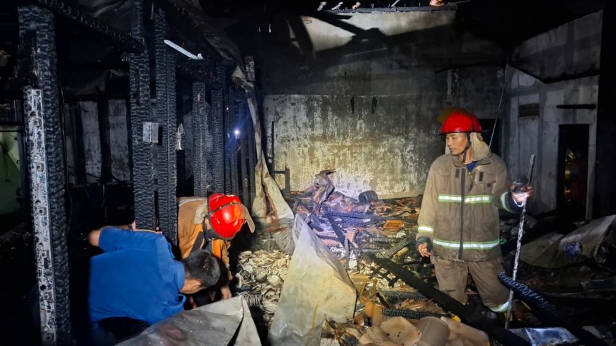 Api Lahap Dapur Ponpes Sunan Prapen Lamongan, Kerugian Capai Rp60 Juta