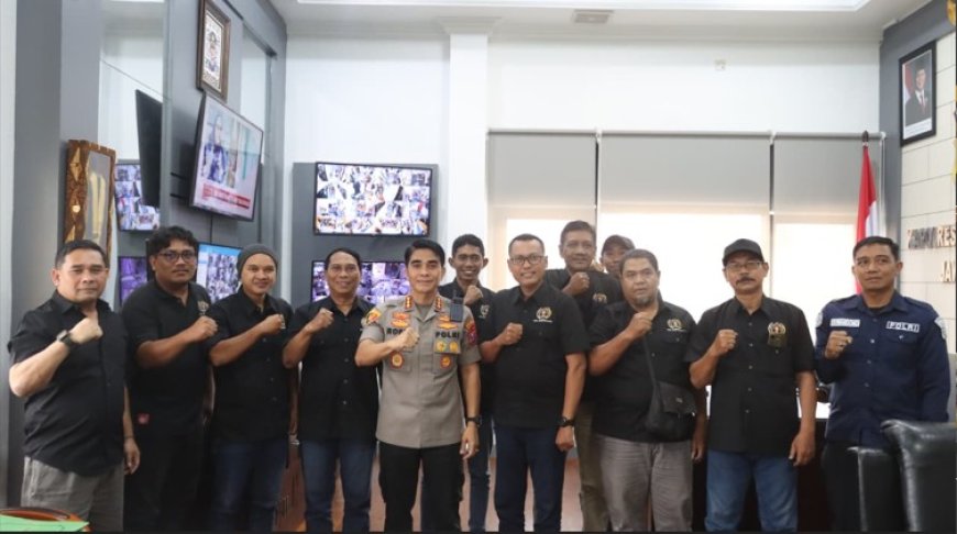 PWI Banyuwangi Jalin Sinergi dengan Kapolresta, Dorong Informasi Sehat dan Kondusif