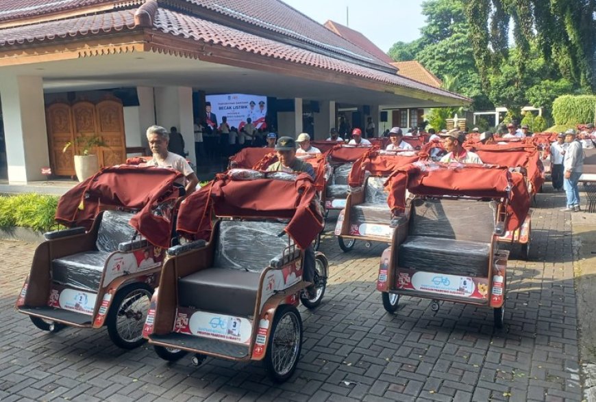 Dishub akan Siapkan Skema Operasional Becak Listrik Bantuan Presiden Prabowo Subianto di Banyuwangi