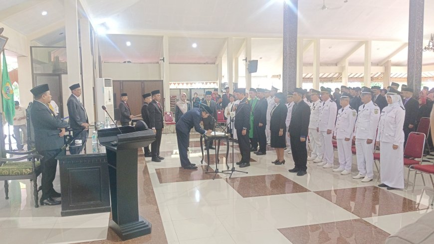 Bupati Bondowoso Rombak Struktur OPD, 11 Pejabat Pimpinan Tinggi Dilantik