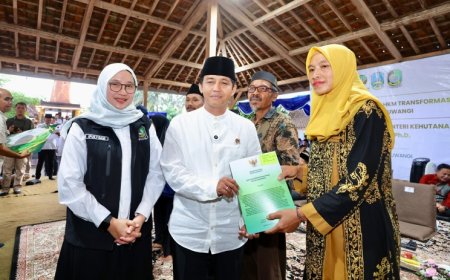 Program TORA di 26 Desa Banyuwangi Tuntas, Bupati Ipuk: Kepastian Hukum Bagi Warga