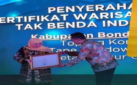 Bupati Bondowoso Dapat Penghargaan dari Gubernur Jatim, Topeng Kona, Selametan Gugur Gunung dan Tape, Resmi Jadi WBTbI