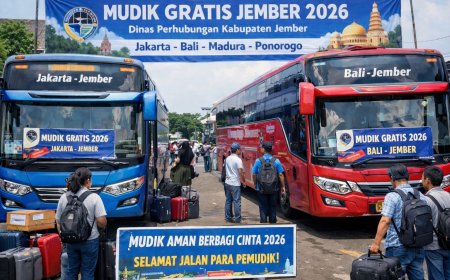 Mudik Gratis Jember 2026 Resmi Dibuka, Dishub Sediakan Bus dari Jakarta hingga Ponorogo