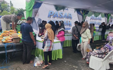 Pasar Murah Ramadan Diserbu Warga Lamongan, Harga Sembako Lebih Terjangkau