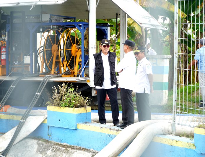 BNPB dan Pemkab Lamongan Kebbut Pompanisasi Tangani Banjir Berkepanjangan