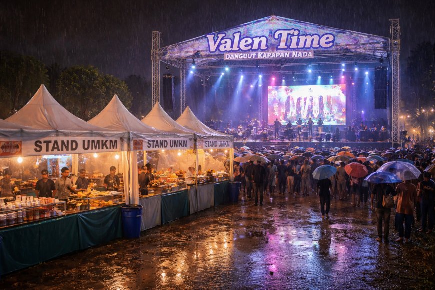 Konser Valen Time di Bangkalan Disorot, UMKM Sepi, Panitia Akui Kelalaian Akses