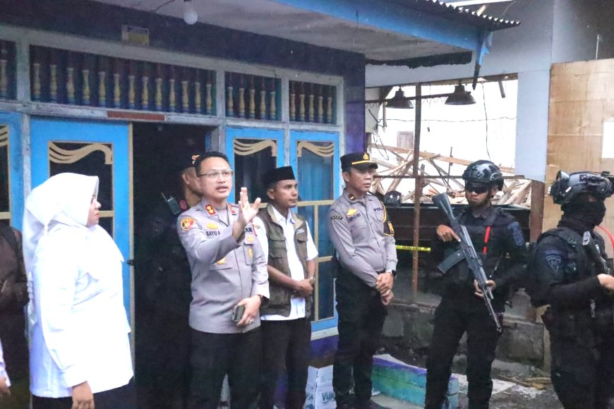 Polres Situbondo Sterilkan TKP Pasca Ledakan Mercon, Warga Dilarang Dekat Radius 10 Meter