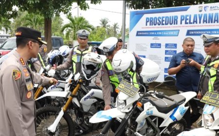 Polresta Banyuwangi Cek Kesiapan Kendaraan Dinas Menjelang Operasi Ketupat semeru 2026