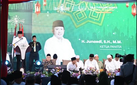 Suasana Penuh Kekeluargaan Warnai Acara Silaturahmi Akbar dan Buka Bersama PCNU Banyuwangi