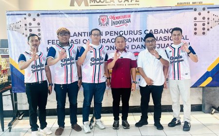 Sejarah Baru, Lamongan Pertama di Jatim Lantik Pengurus Olahraga Domino ORADO Resmi
