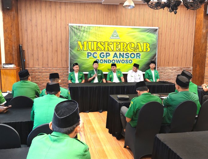 Ansor Bondowoso Gelar Muskercab I, PW Jatim Ingatkan soal Kemandirian Ekonomi dan Ancaman Ideologi