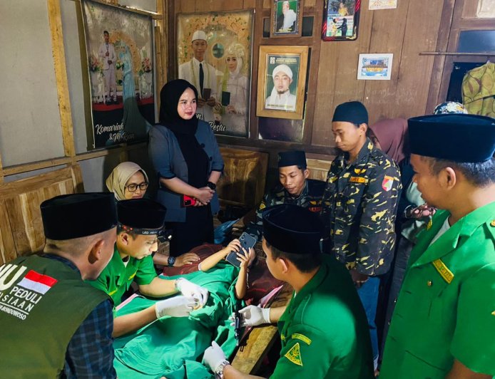 Ansor Bondowoso dan Lazisnu Gelar Khitan Modern Gratis untuk Anak Dhuafa