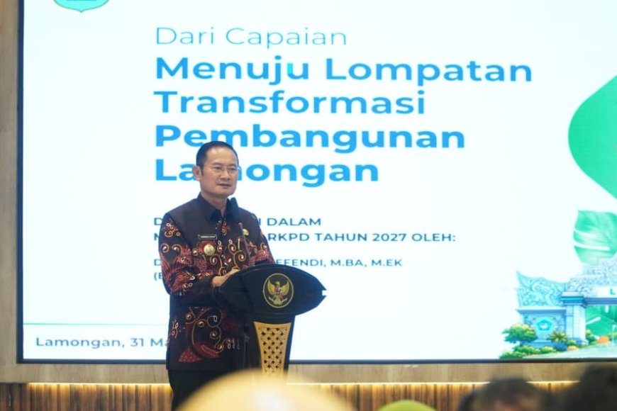 Lamongan Kebut Sinkronisasi Usulan RKPD 2027, Targetkan Pertumbuhan Ekonomi Meningkat