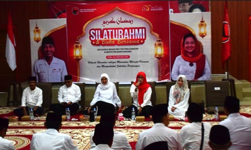 Merajut Silaturahmi, DPC PDI Perjuangan Banyuwangi Gelar Bukber Puasa Ramadan.