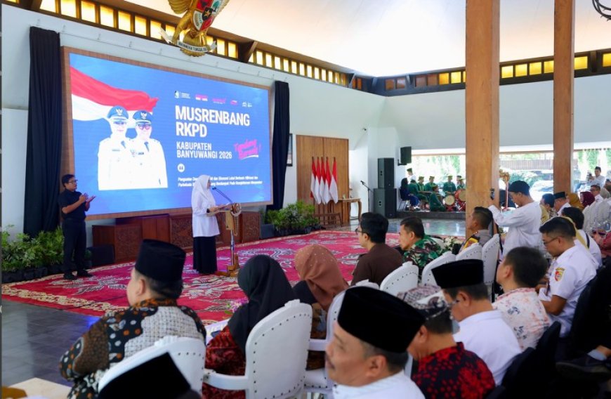 Musrenbang RKPD 2027, Bupati Ipuk Fiestiandani Paparkan 8 Prioritas Pembangunan Banyuwangi