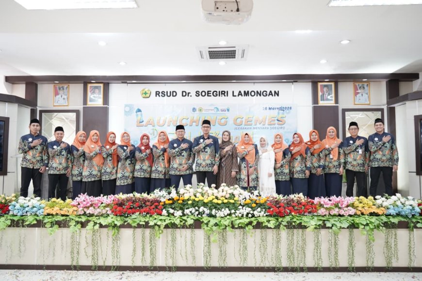 RSUD Dr Soegiri Lamongan Luncurkan GEMES, Tingkatkan Pelayanan Ramah dan Humanis