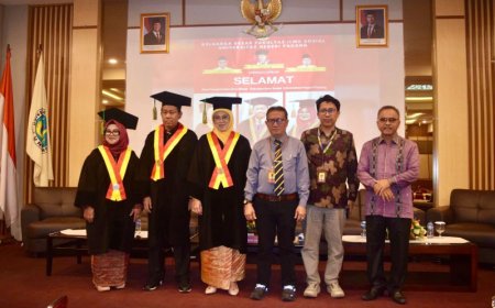 Tiga Guru Besar Universitas Negeri Padang Dikukuhkan, Syukuran Meriah Penuh Keakraban Akademik