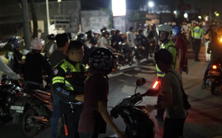 Razia Tengah Malam, Puluhan Motor Balap Liar Disita Satlantas Tuban