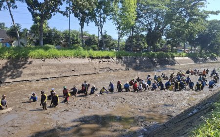 Aksi Gelontor Walet di Bendungan Desa Curah Malang Jember Libatkan Lintas Sektor