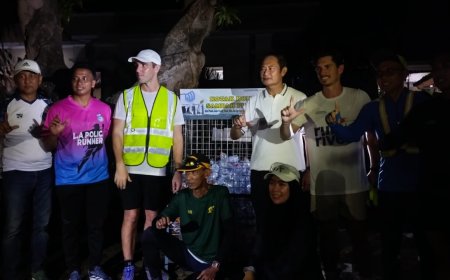 Aksi River Run Sungai Watch Singgah di Lamongan Kampanyekan Kebersihan Sungai