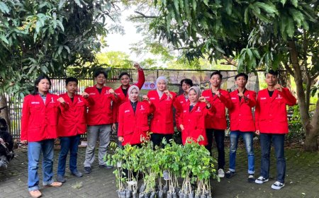GMNI Unisla Tanam Ratusan Pohon, Serukan Keadilan Ekologis Hari Bumi