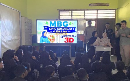 SPPG Lamongan Sosialisasikan “Isi Piringku” dan PHBS ke Siswa SD