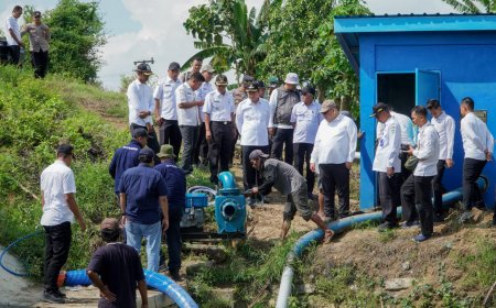 Hadapi El Nino, Kementan Perkuat Irigasi Pompa di Lamongan