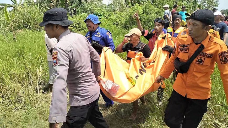 Bocah 9 Tahun Tenggelam di Bengawan Solo, Setah Dua Hari Dicari, Korban  Ditemukan Meninggal