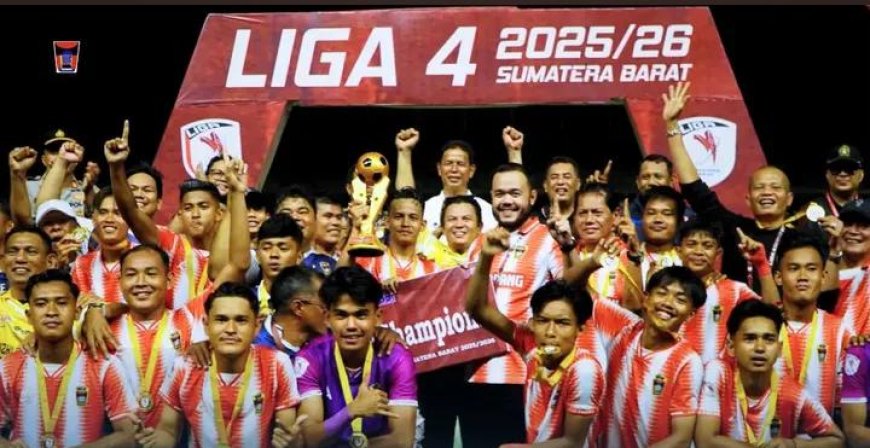 PSP Padang Juara Liga 4 Sumbar Usai Final Dramatis