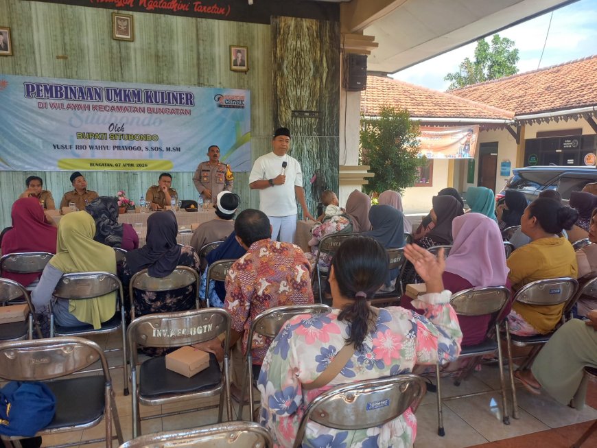 Puluhan UMKM Seafood Bungatan Dapat Pembinaan Langsung dari Bupati