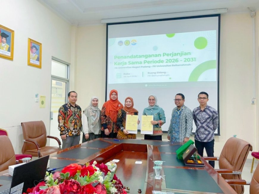 Sinergi Dua Kampus di Padang, FK UNP Jalin Kerja Sama Strategis dengan Baiturrahmah