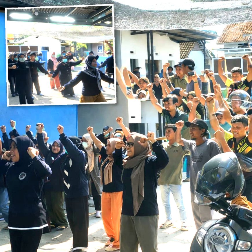 Relawan SPPG Padasan Bondowoso Rutin Senam Aerobik, Jaga Kebugaran dan Kesehatan Tubuh