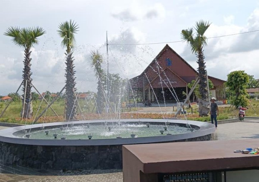 Isu Miring Dibantah, Revitalisasi Lapangan Gajah Mada Lamongan Sesuai RAB