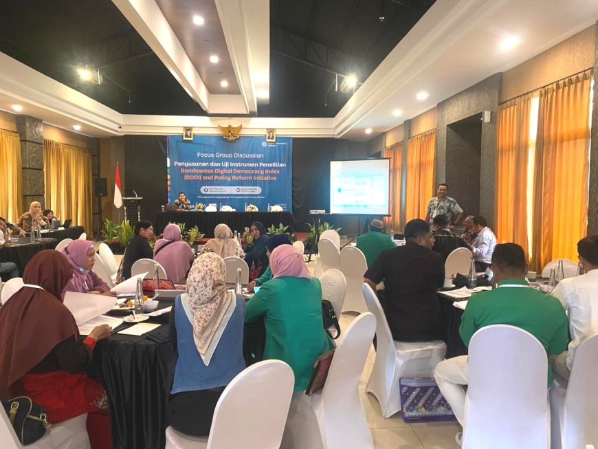 FGD ICN, Uji Kuesioner Penelitian Bondowoso Digital Democracy Initiative, Libatkan Ormas Hingga Organisasi Pers
