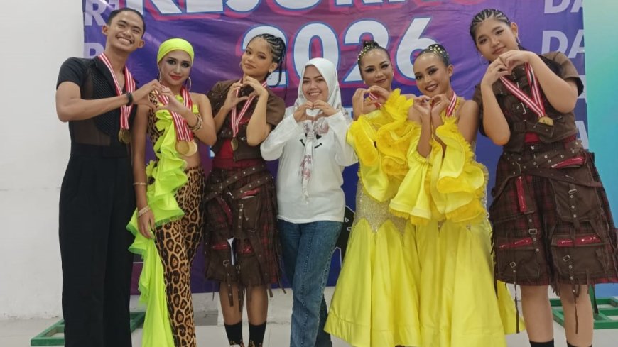 Atlet Dancesport Jember Bersinar di Kejurkot Yogyakarta 2026, Ukur Kemampuan Menuju Porprov Jatim