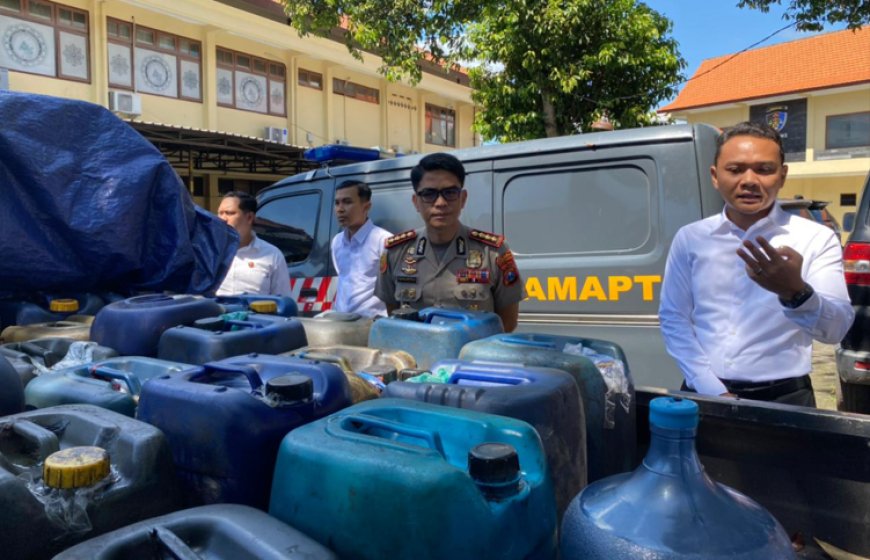 Satreskrim Polresta Banyuwangi Ungkap Dugaan Penyalagunaan BBM Subsidi, Amankan Tujuh Orang Tersangka