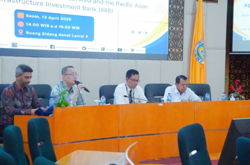 UNP Gelar FGD Bersama AIIB, Bahas Strategi Pembiayaan Infrastruktur Kampus