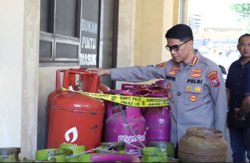 Polresta Banyuwangi Ungkap Kasus Penyalagunaan LPG Subsidi.Kerugian Negara Capai Rp.543 Juta