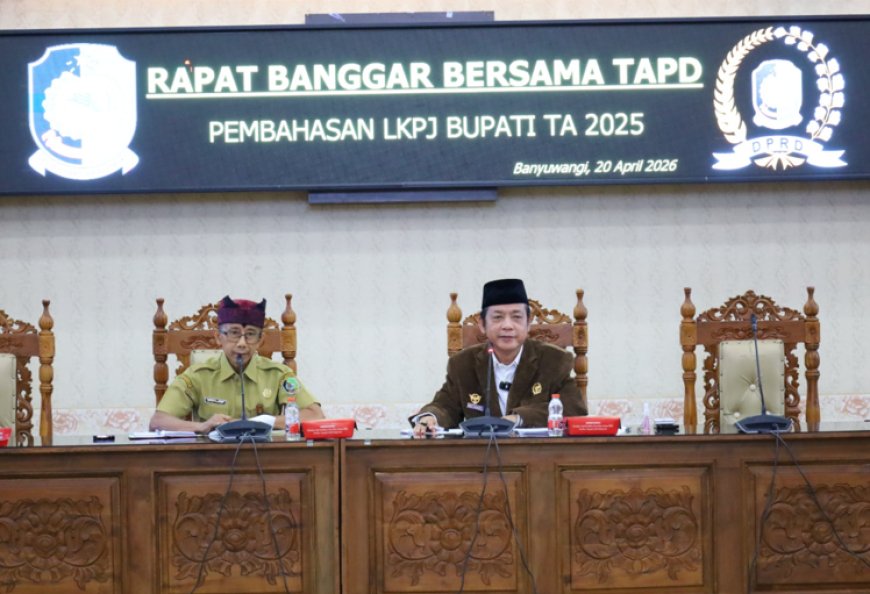 Banggar DPRD Banyuwangi Cermati LKPJ 2025, Soroti Capaian dan Evaluasi Kinerja Eksekutif