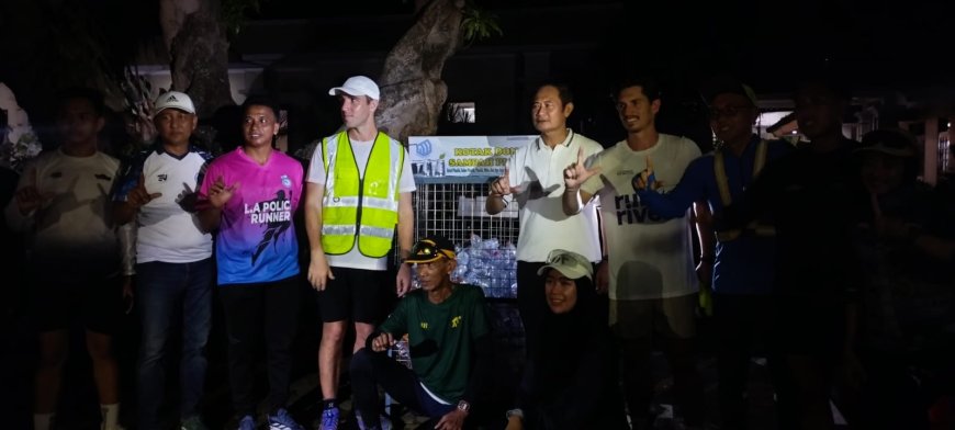 Aksi River Run Sungai Watch Singgah di Lamongan Kampanyekan Kebersihan Sungai