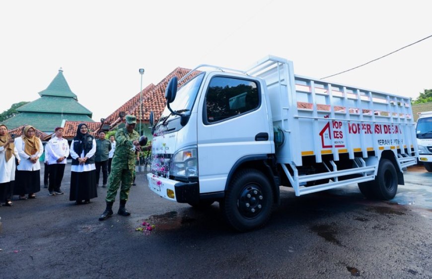 Bantuan Armada Truk untuk Koperasi Merah Putih Tiba di Banyuwangi